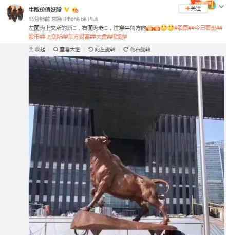 上交所门口换新牛了?交易所门口的铜牛寓意什么?