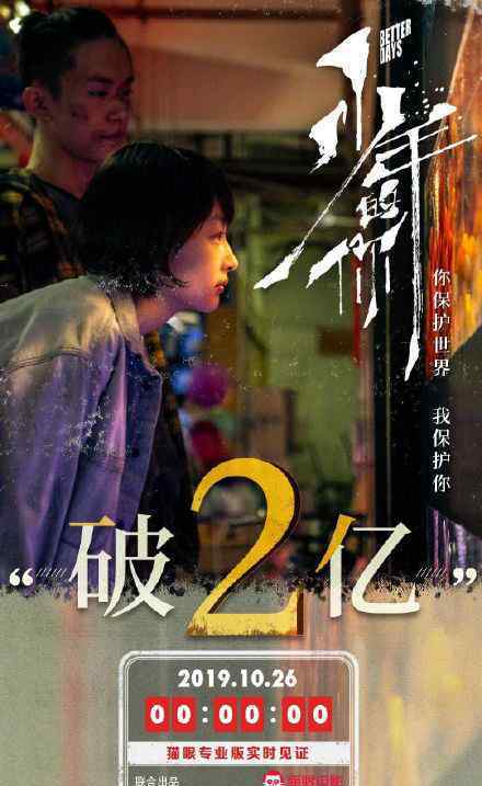 少年的你票房破2亿 少年的你好看嘛什么剧情