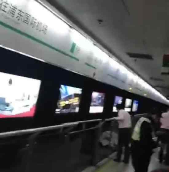 一男子上海地铁站跳入轨道 被冲撞身亡