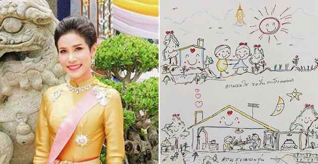 泰国国王为诗妮娜贵妃作画 具体是什么情况？