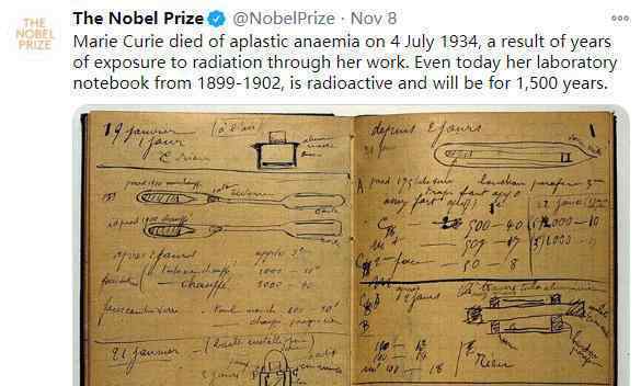 居里夫人笔记仍具放射性是怎么回事？为什么能持续这多年？网友：真是伟大的科学家