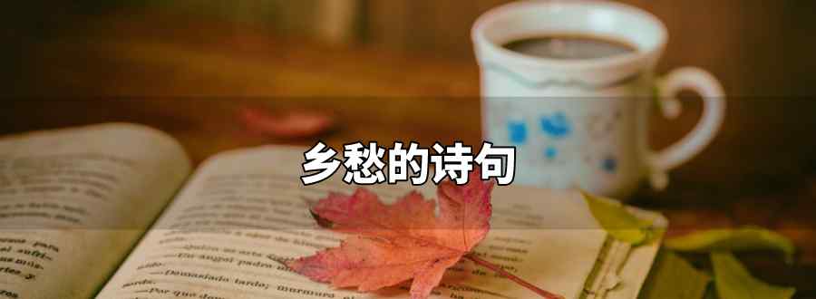 乡愁的诗句