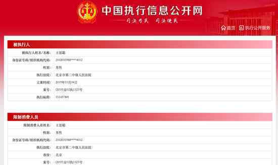 法院查封王思聪财产 为什么要查封什么原因