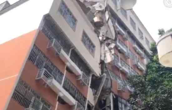 深圳一栋楼房倾斜倒塌 暂无人员伤亡事故正调查中