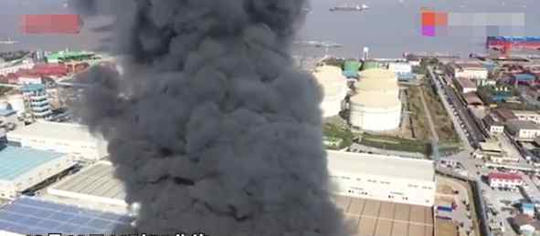 上海外高桥大型仓库起火 现场图曝光浓烟弥漫至高空