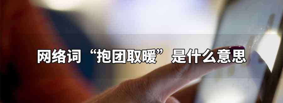 抱团取暖网络词什么意思