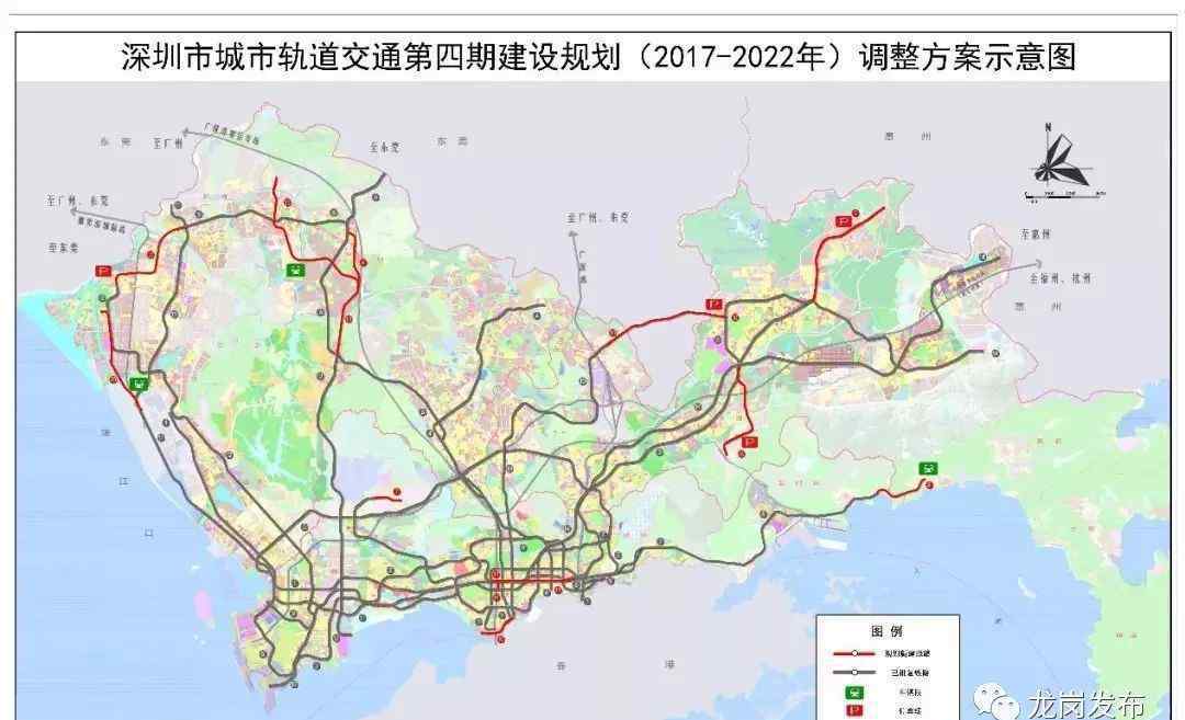 深圳地铁3号线线路图 深圳地铁规划调整！3号线东延、10号线东延、16号线南延站点来了！
