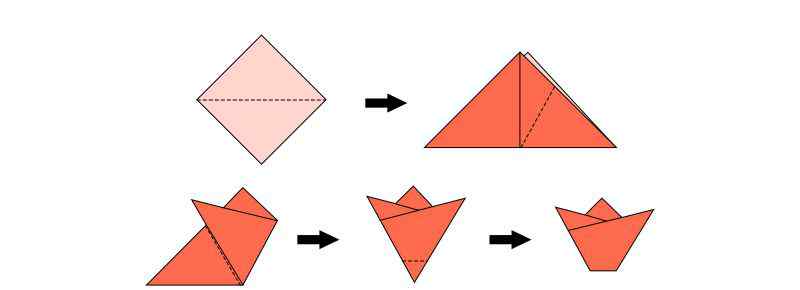 三角插怎么折龙猫