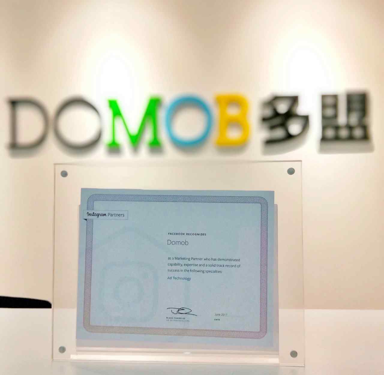domob 蓝标旗下Domob 成为国内首家且唯一Instagram Partner，抢滩海外社交推广