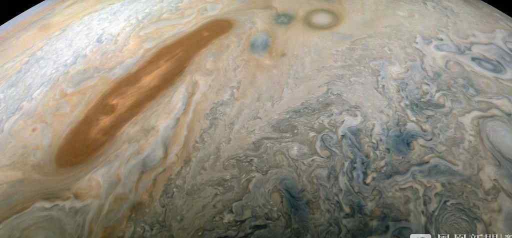 朱诺号最新发回的木星照片