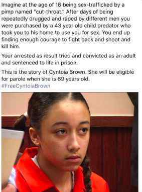 她因杀人获罪 全国都为其求情 辛托娅·布朗Cyntoia Brown