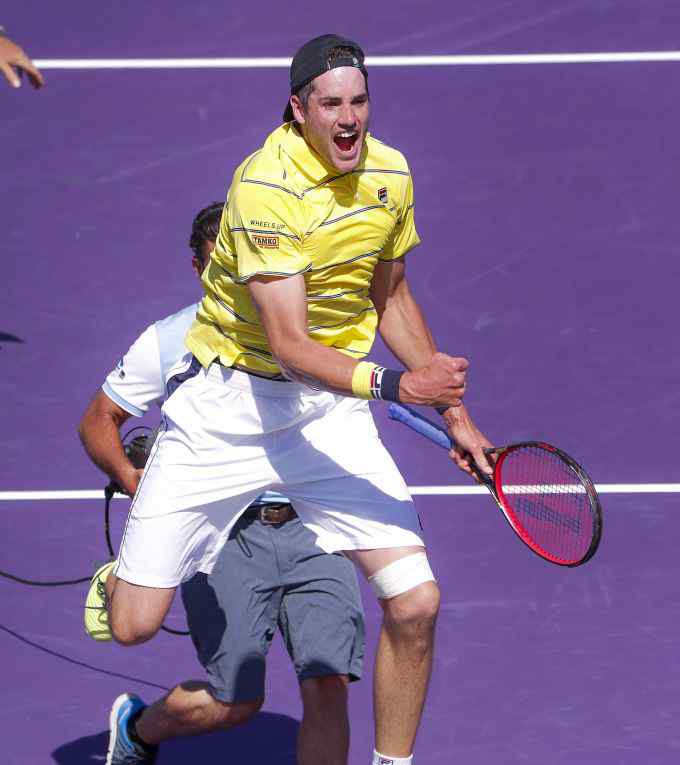 迈阿密大师赛 迈阿密网球赛伊斯内尔逆转夺冠 系个人首个ATP大师赛冠军