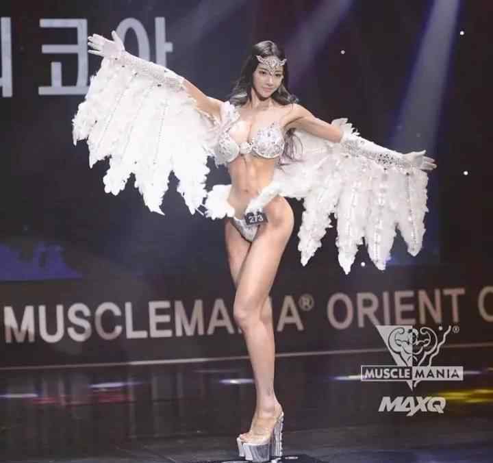史上最惊艳的健身冠军 韩国健身小姐冠军李燕花MuscleMania