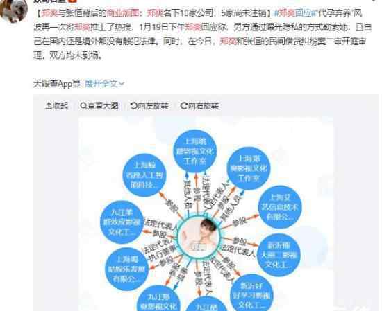 起底郑爽商业版图:关联公司10家 具体什么情况