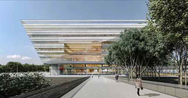 图书馆设计 上海图书馆东馆会长这样，不过2020年才能建成