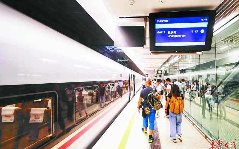 沪港高铁 乘着高铁去香港!记者搭乘G6113次列车,体验"湘港"速度与动感