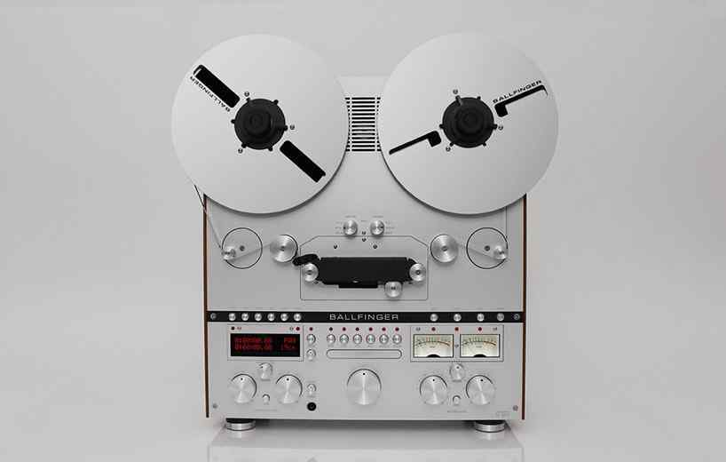 磁带录音机 Ballfinger公司推出极简盘式磁带录音机和唱片机