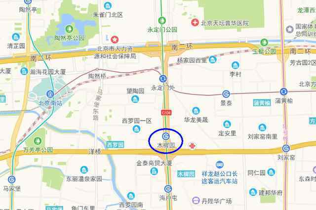 木樨园地铁 北京地铁8号线的木樨园站：地跨丰台、东城两区，西侧是世茂百荣