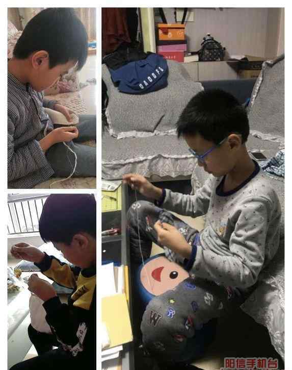 手工做口罩 阳信县第一实验学校开展空中课堂“手工做口罩”实践活动