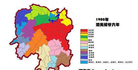 澧 民国至今，湖南各城市区域变化-1990年省内的重大区域调整