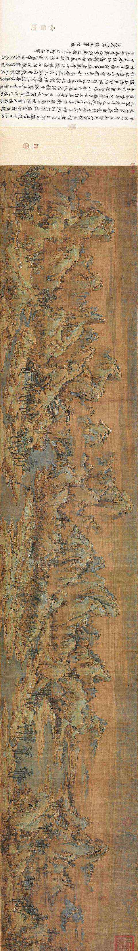 千里江山 接替《千里江山图》的这幅画，据说暗藏“龙脉”？