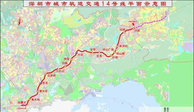 深圳地铁18号线 深圳东部联系区外轨道交通大盘点，14、21、33、18号线缺一不可