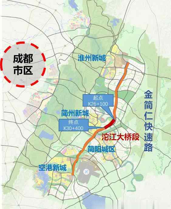 沱江大桥 东部新区又添交通动脉 沱江大桥将成下一个网红桥