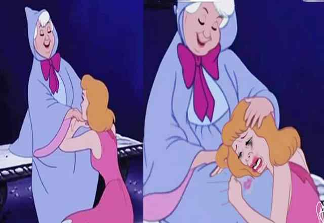迪士尼仙蒂公主 迪士尼公主去掉童话特效，仙蒂公主被黑得最惨一次，双眼都哭肿了