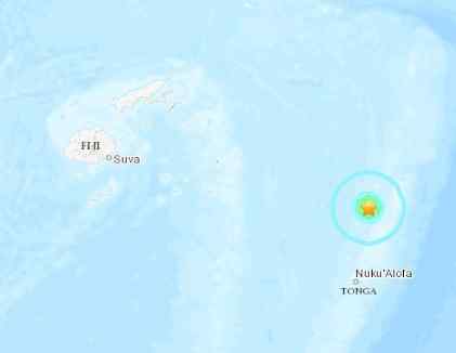 汤加群岛 汤加群岛发生5.7级地震 震源深度10千米