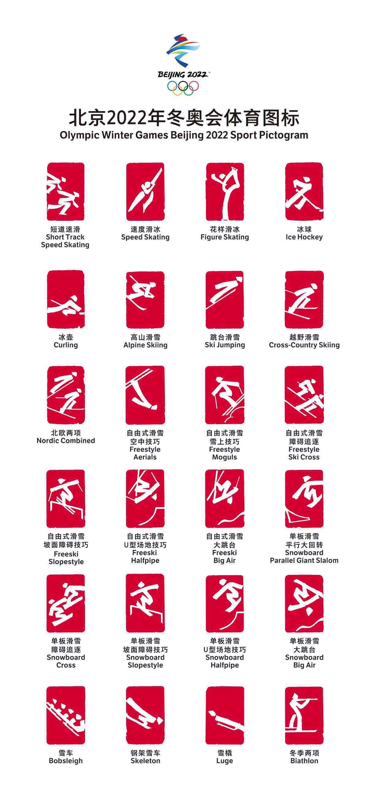 北京冬奥会残奥会图标发布