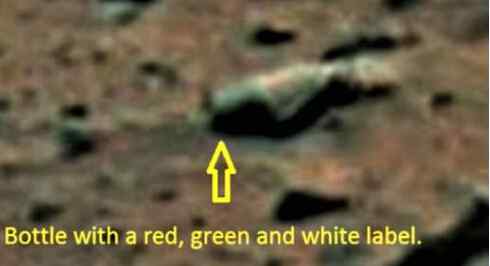 nasa火星照片 NASA火星照片现啤酒瓶 这是火星上目前有生命定居的证据
