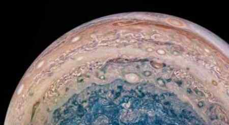木星南极美图公布 背后真相简直让人惊艳