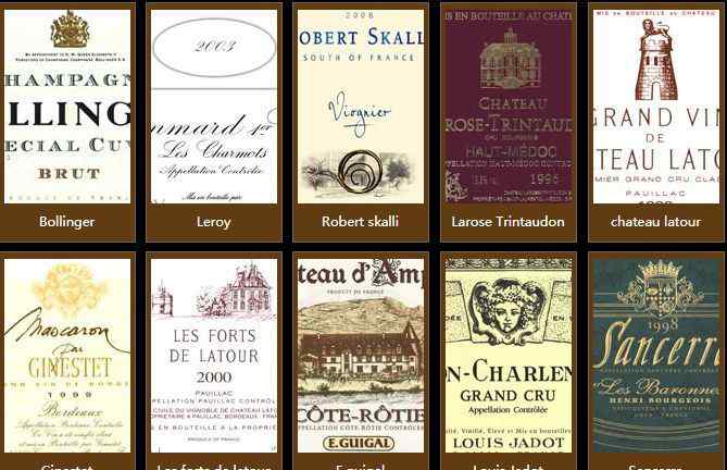 法国红酒商标 法国葡萄酒的标签你看得懂吗？