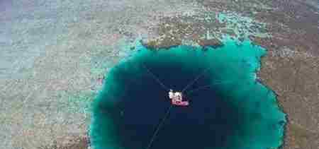 海洋蓝洞 三沙神秘海洋蓝洞被称为南海之眼