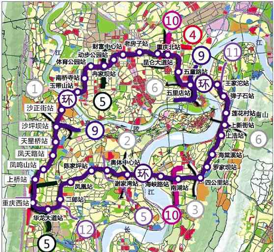 重庆轨道交通环线 重庆轨道交通环线图，重庆轨道交通环线将于什么时间正式通车？