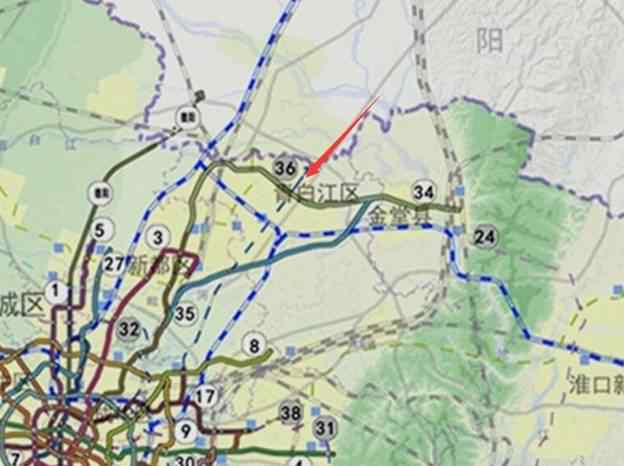 成都2020年青白江地铁 成都青白江地铁规划图，青白江是成都的中心城市吗？