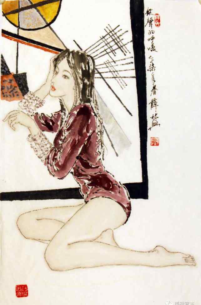 时尚女孩 《时尚女孩》之题款