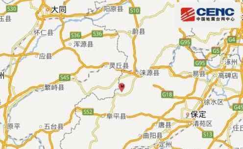 2018年河北涞源地震最新消息 河北保定市涞源县发生1.4级地震