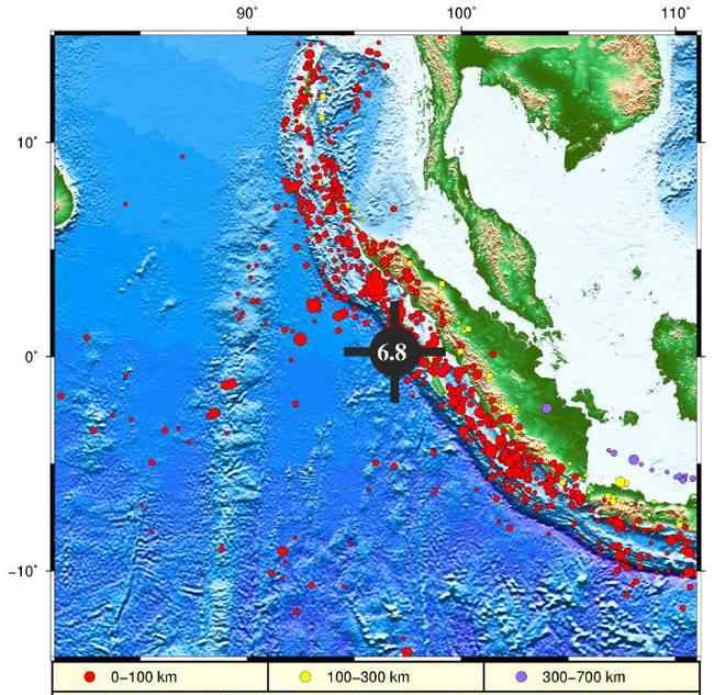 苏门答腊岛附近地震可能会引发海啸 事件详细经过！