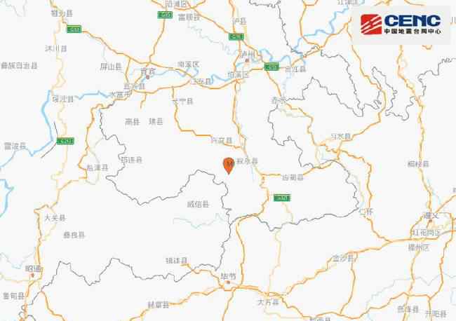 四川泸州市叙永县发生3.4级地震 具体是啥情况?