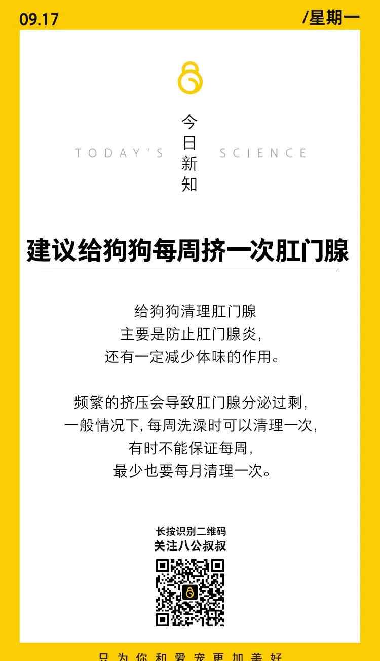 狗狗多久挤一次肛门腺 狗狗多久挤一次肛门腺？