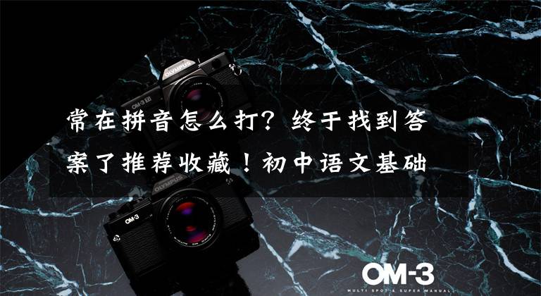 常在拼音怎么打？终于找到答案了推荐收藏！初中语文基础知识归纳整理——词语释义（八下）