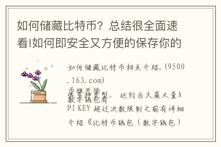 如何储藏比特币？总结很全面速看!如何即安全又方便的保存你的比特币？看看HD钱包吧