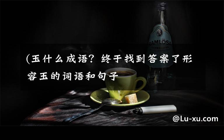 (玉什么成语？终于找到答案了形容玉的词语和句子