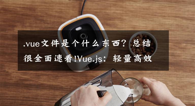 .vue文件是个什么东西？总结很全面速看!Vue.js：轻量高效的前端组件化方案