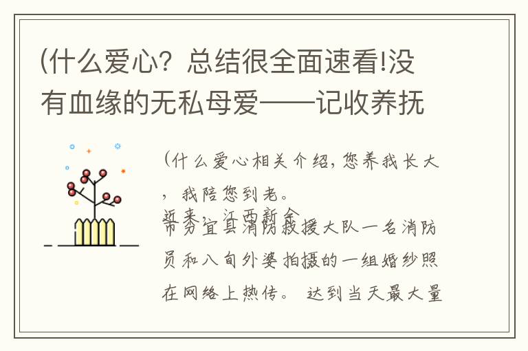 (什么爱心？总结很全面速看!没有血缘的无私母爱——记收养抚育6名孤儿的“爱心妈妈”唐才英