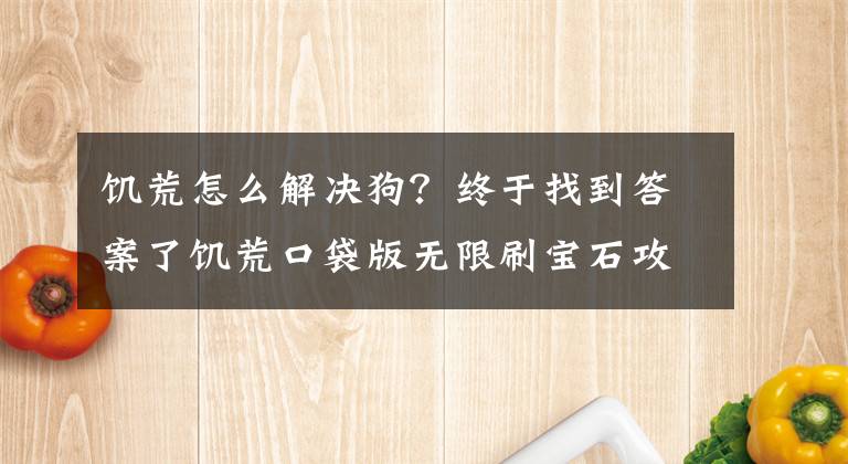 饥荒怎么解决狗？终于找到答案了饥荒口袋版无限刷宝石攻略 处理狗王新办法