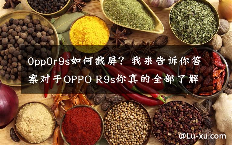 0pp0r9s如何截屏？我来告诉你答案对于OPPO R9s你真的全部了解么？