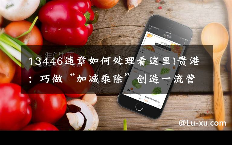 13446违章如何处理看这里!贵港：巧做“加减乘除”创造一流营商环境