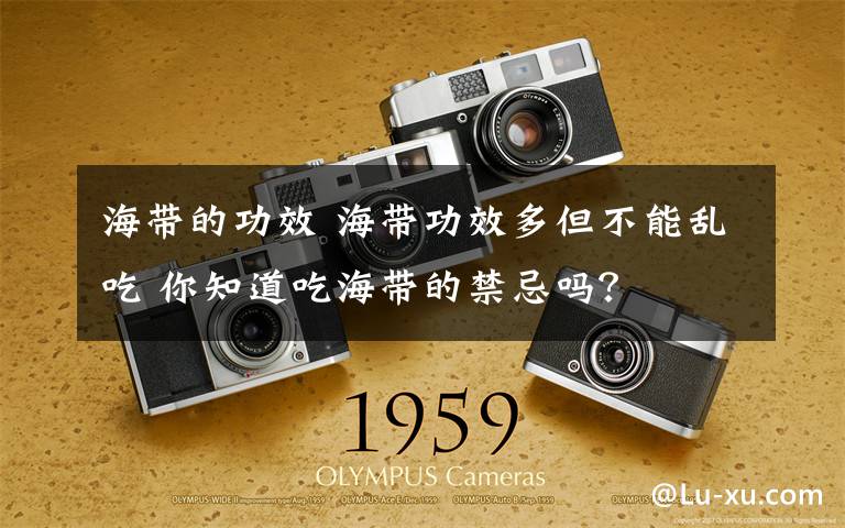 海带的功效 海带功效多但不能乱吃 你知道吃海带的禁忌吗？